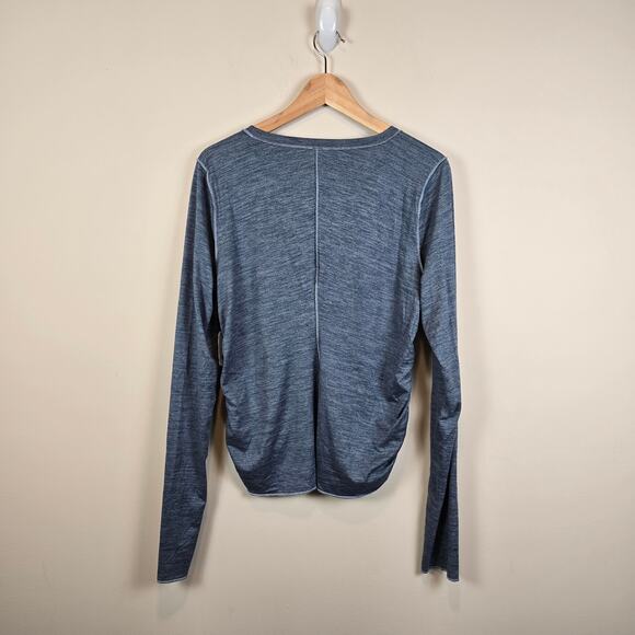 Free People Movement Womens Size XL Right On Run Long Sleeve Layer Tee Shirt - Picture 3 of 3